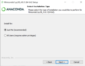 miniconda install